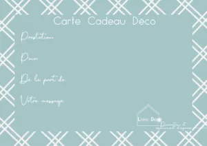 Carte cadeau - L'idée Déco - Fête des pères