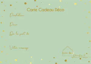 Carte cadeau de Noel - L'idée Déco