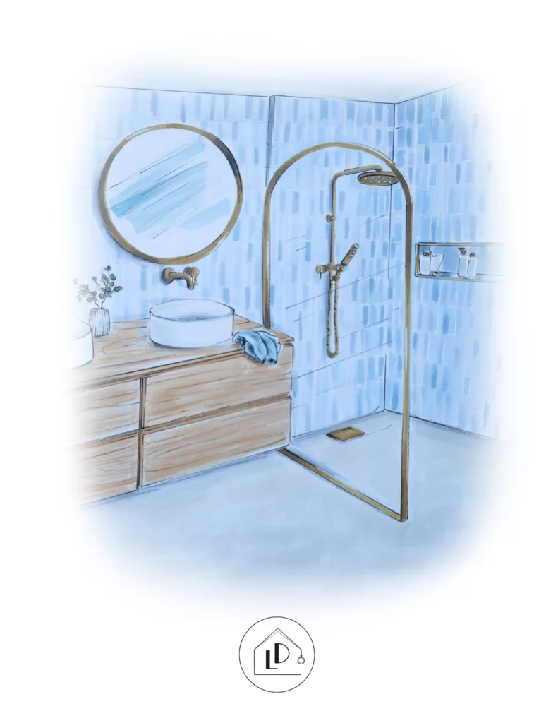 Croquis inspiration salle de bain - LD