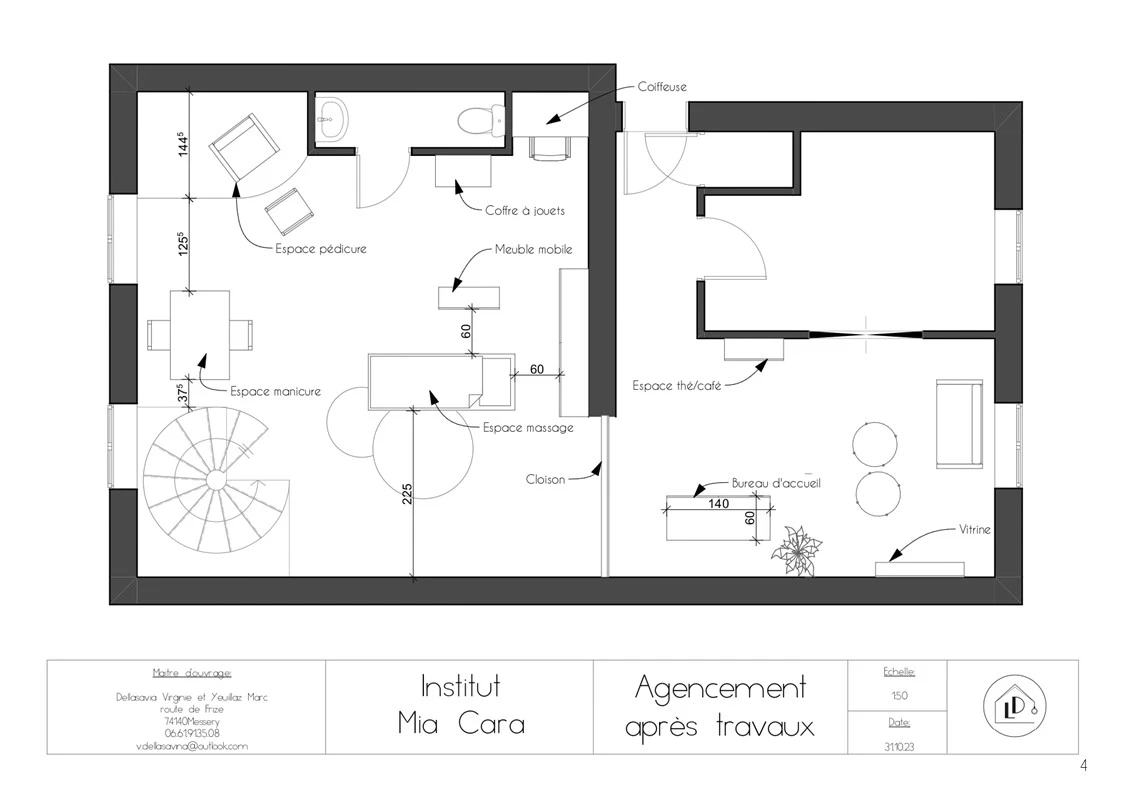 Plan meublé